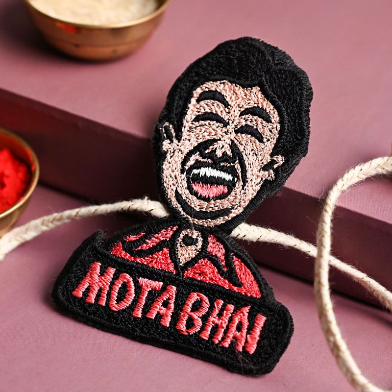 Buy Mota Bhai Magnet Rakhi at | FlowerAura Buy Mota Bhai Magnet Rakhi at | FlowerAura