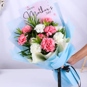 Mothers Day Cloudy Blush Floral Dreams