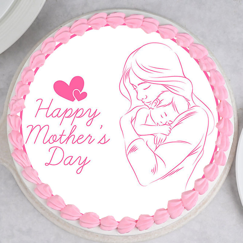 Happy Mothers Day Poster Cake Online Delivery