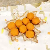 Festive Motichoor Ladoo Tray