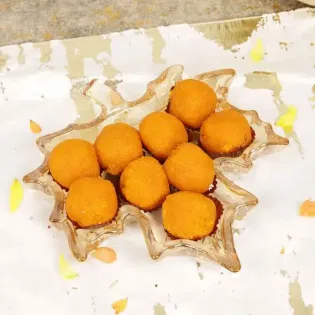 Festive Motichoor Ladoo Tray