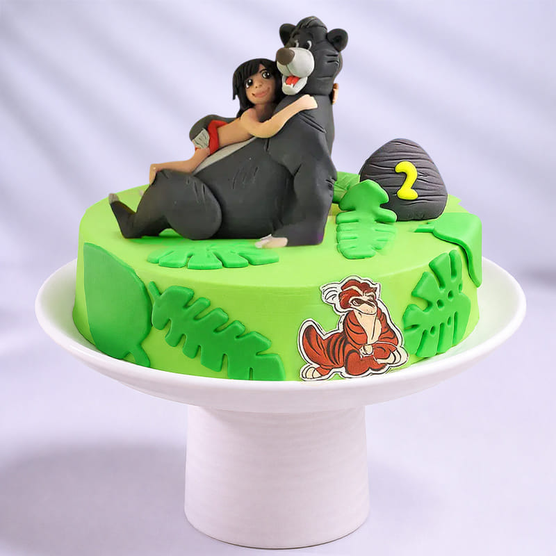 Mowgli And Friends Cake