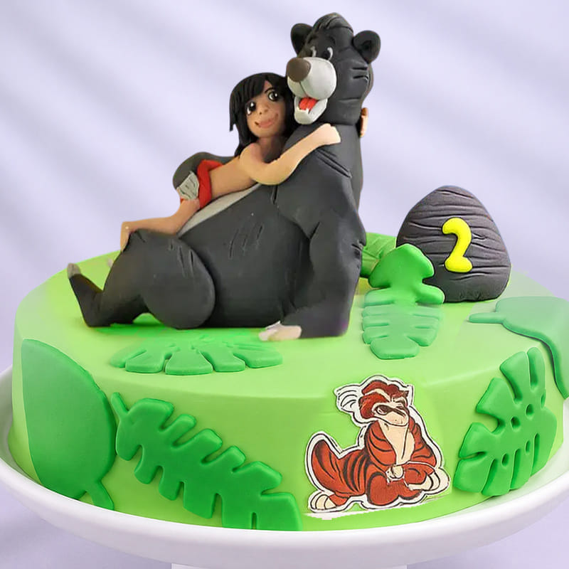 Mowgli And Friends Cake