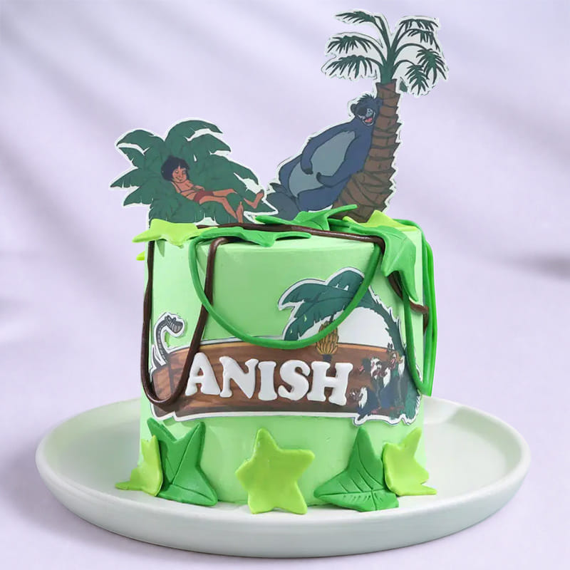 Mowgli Jungle Book Cake
