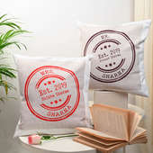 Personalised Cushion Combo, Best Gift for Wife/Husband