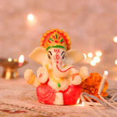 Mukut Ganesha Idol