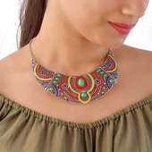 Multicoloured Bohemian Necklace