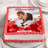 Photo Cake for Marriage Anniversary
