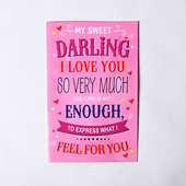 My Darling Greetings Card