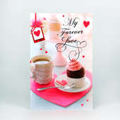 My Forever Love Greeting Card For Valentine Day back view