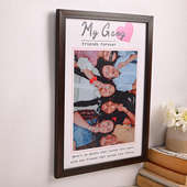 Personalised Wall Frame for Friends- friendship day Gifts