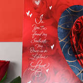 Zoomed View of Valentine Greeting Cards