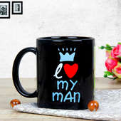 Personalised Black Coffee Love Mug - Best Valentine gifts for him or her