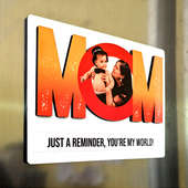 My Mom My World Personalised Fridge Magnet
