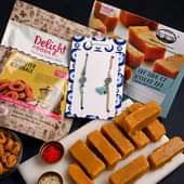 Mysore Pak N Kodubale With Luck Couple Rakhi