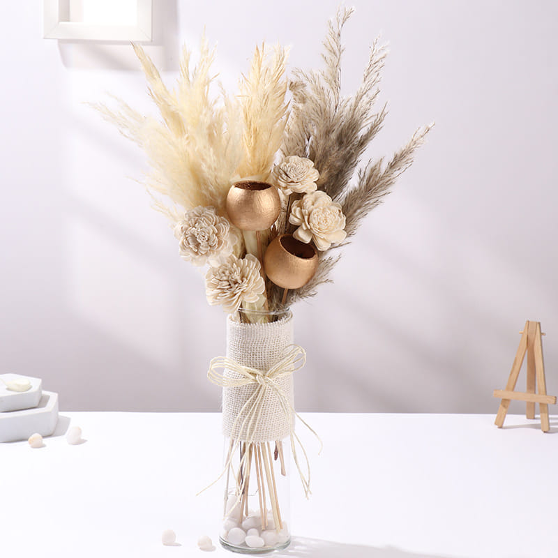 Natural Dried Bloom Vase