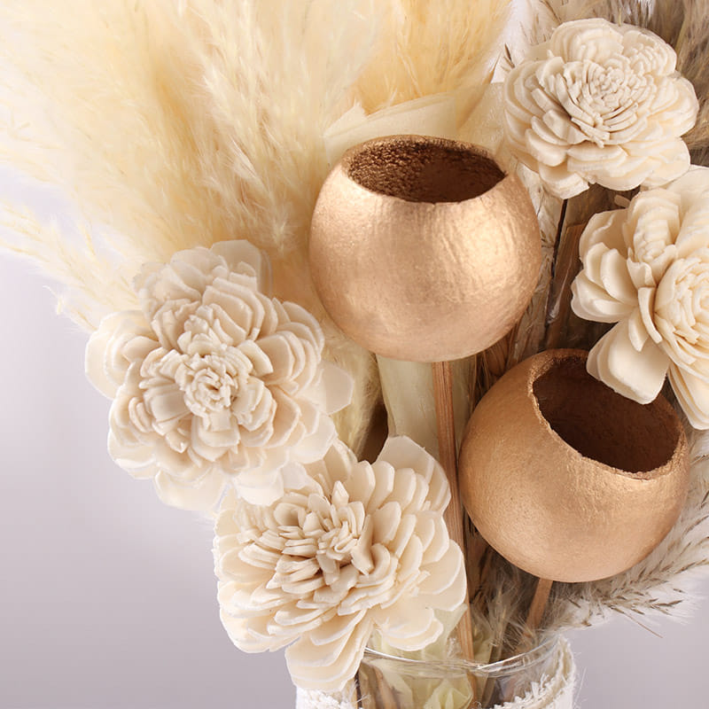 Natural Dried Bloom Vase
