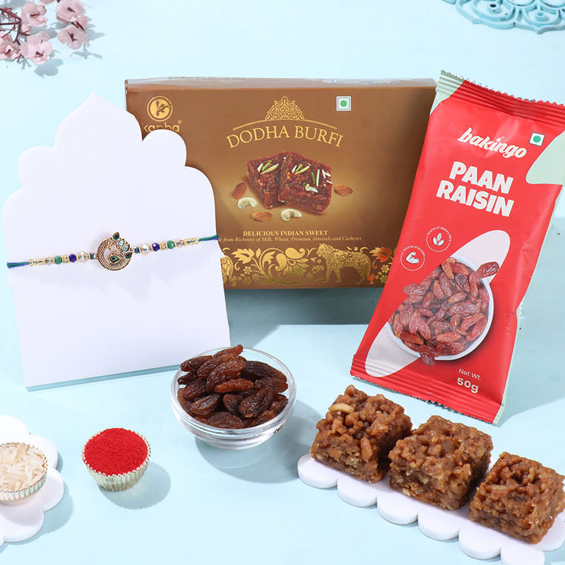 Neel Morpankh Rakhi N Sweet Treats Hamper