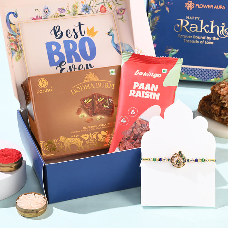 Neel Morpankh Rakhi With Raisins N Dodha