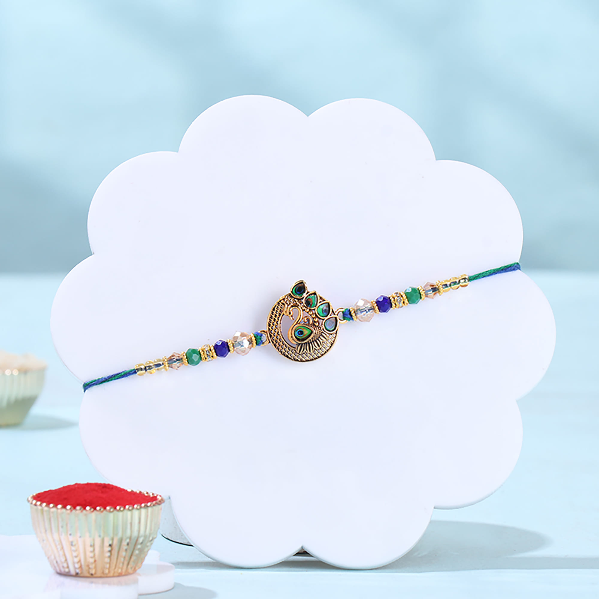Neel Morpankh Rakhi With Raisins N Dodha