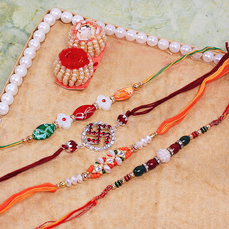 Blissful Set of 4 Rakhi