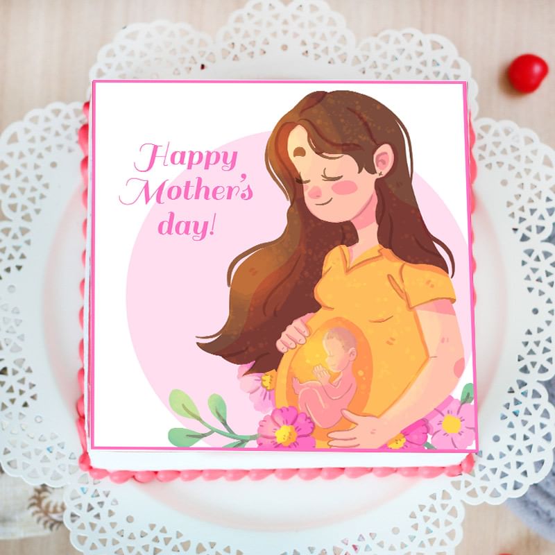 Happy Mother's Day Poster Cake