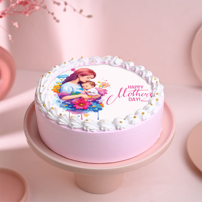 Happy Mother's Day Poster Cake
