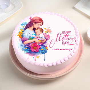 Happy Mother's Day Poster Cake