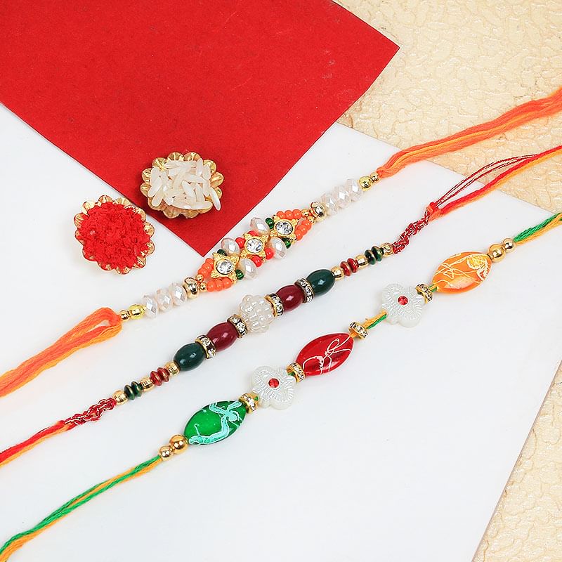 Ravishing Set of 3 Rakhi