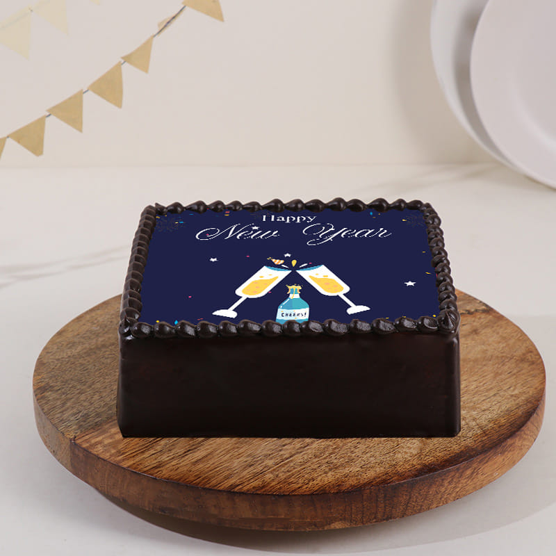  New Year Themed Cake