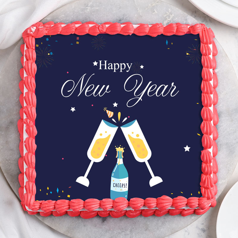  New Year Cake: Themed Cake 