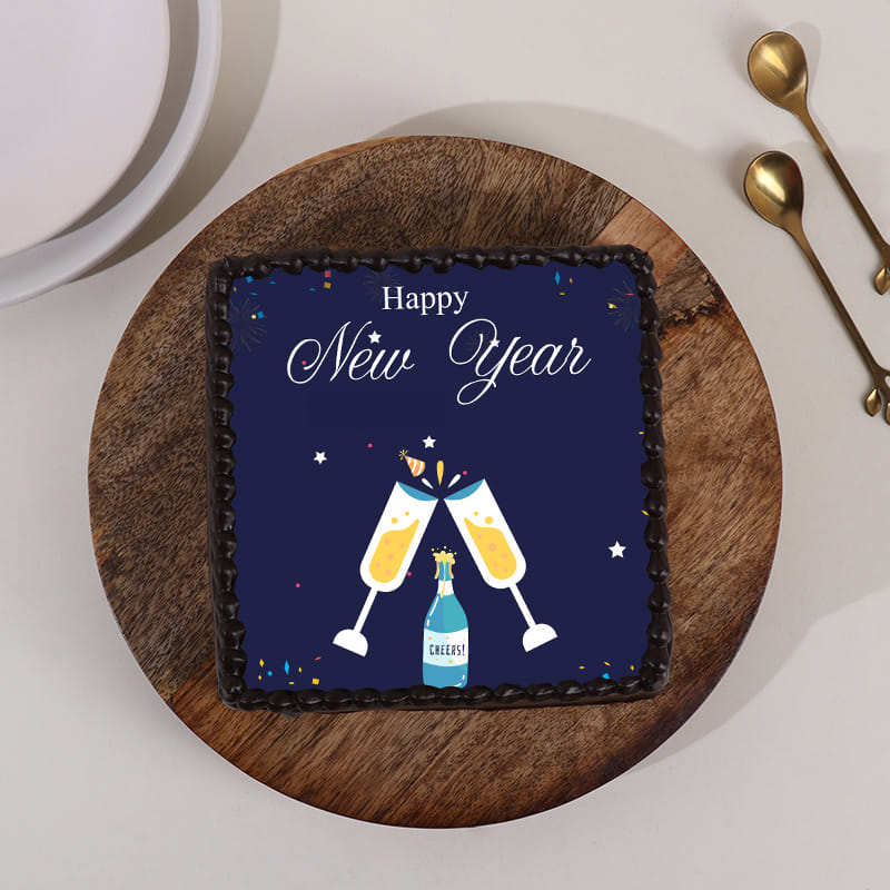  New Year Themed Cake