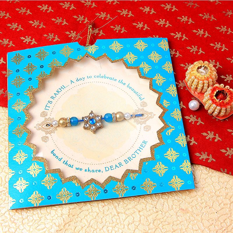 The Turquoise Token Rakhi