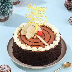 New Year Butterscotch Cream Cake