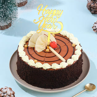 New Year Butterscotch Cream Cake