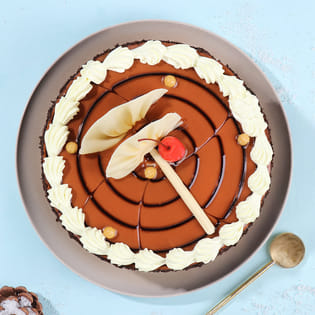 New Year Butterscotch Cream Cake