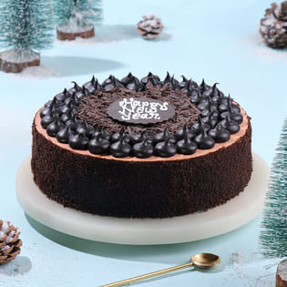 New Year Chocolate Cake