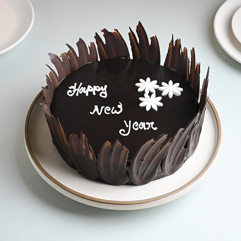 Gorgeous Chocolate New Year Cake