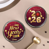 New Year Festive Choco Jar Cakes