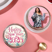 New Year Joy Red Velvet Jar Cake Duo