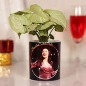 Syngonium Plant in Personalised Mug A New Year