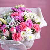 New Year Pastel Celebration Flower Bouquet
