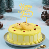 New Year Rasmalai Pista Cake