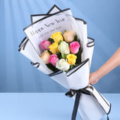 New Year Rose Wishes