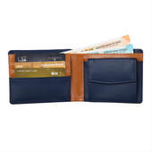 Nifty Navy Custom Mens Wallet - Fathers Day