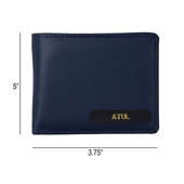Nifty Navy Custom Mens Wallet - Fathers Day