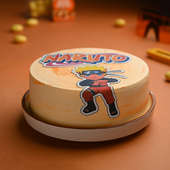 Side view of Naruto Cake