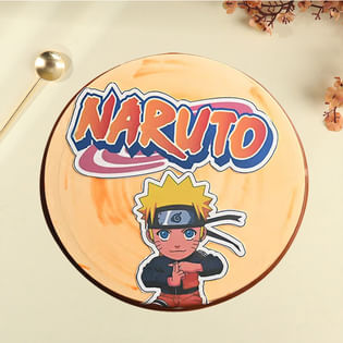 Top view of Naruto Cake