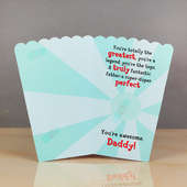Inner view of Fathers Day Special Greeting Card