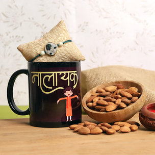 Nuts N Rakhi With Mug